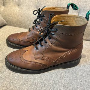 Solovair 'Gaucho Crazy Horse 6 Eye Brogue Boot'